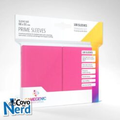 Prime Pink Sleeves (100) Standard Size Gamegenic