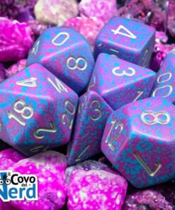 Set 7 Dadi Speckled Silver Tetra - Chessex 25347