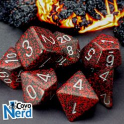 Set 7 Dadi Speckled Silver Volcano - Chessex 25344