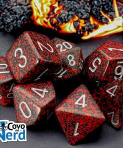 Set 7 Dadi Speckled Silver Volcano - Chessex 25344