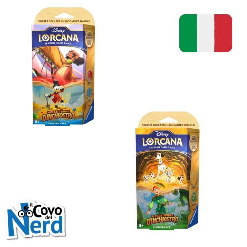 Nelle Terre d'Inchiostro Starter Deck Bundle (2 Mazzi) - Lorcana TCG Disney - ITA
