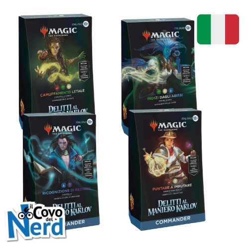 Delitti al Maniero Karlov Commander Decks Set ITA (4 Mazzi) - Magic the Gathering