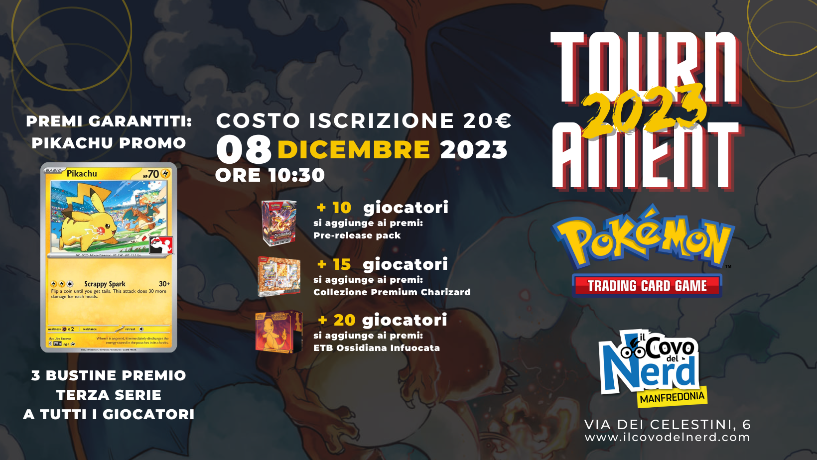 Torneo Pokémon WIN A BOX - 8 dicembre 2023 - Manfredonia