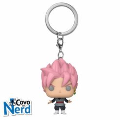 Alternative view of Funko POP! Keychain: Dragon Ball Z - Super Saiyan Rosé Goku Black Special Edition Glows in the Dark