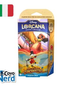 Starter Deck Rubino/Zaffiro - Moana & Zio Paperone - Nelle Terre d'Inchiostro - Lorcana TCG Disney - ITA