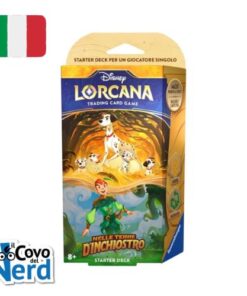 Starter Deck Ambra/Smeraldo - Pongo & Peter Pan - Nelle Terre d'Inchiostro - Lorcana TCG Disney - ITA