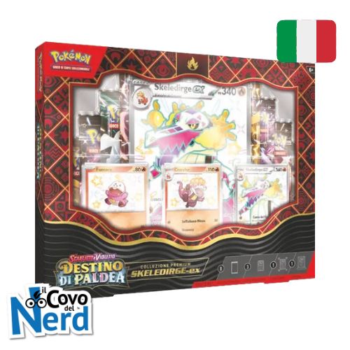Collezione Premium Skeledirge ex Destino di Paldea Scarlatto & Violetto - ITA