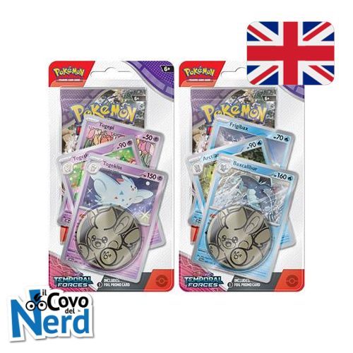 Temporal Forces Premium Checklane Blister Bundle da 2 - Pokémon TCG - ENG