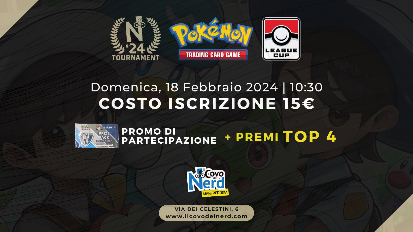 Torneo Pokémon League Cup - 18 febbraio 2024 - Manfredonia