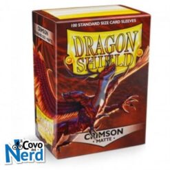 Matte Crimson Sleeves (100) Dragon Shield Standard