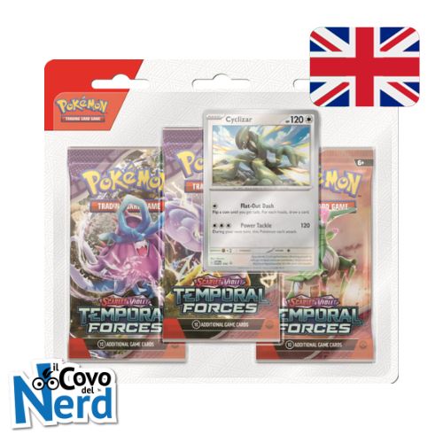 Temporal Forces Cyclizar Blister 3 Bustine - Pokémon TCG - ENG