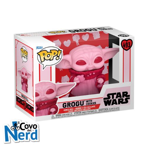 Funko POP! Star Wars: Valentines - Grogu w/Cookies 493