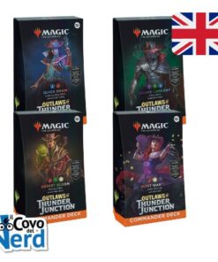 Outlaws of Thunder Junction Commander Decks Set ENG (4 Mazzi) - Magic the Gathering