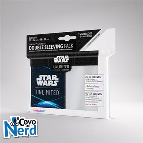 Space Blue Double Sleeving Pack - Star Wars Unlimited