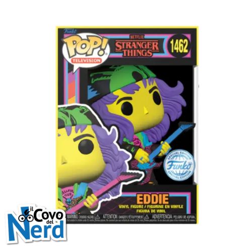 Funko POP! Television: Stranger Things S4 – Eddie Special Edition Blacklight 1462