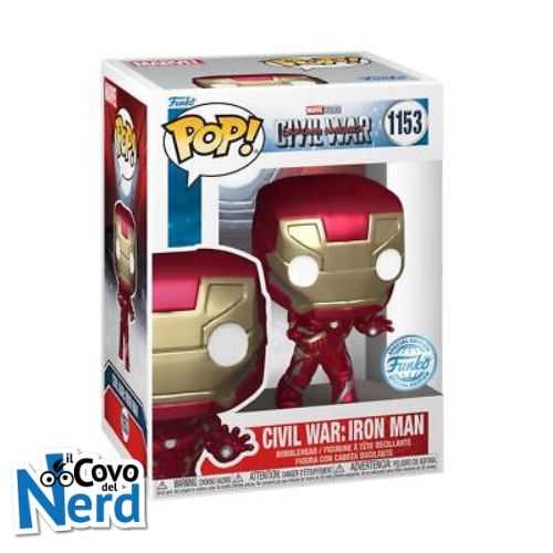 Funko POP! Marvel: Captain America Civil War - Iron Man Special Edition 1153