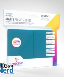 Matte Prime Blue Sleeves (100) Standard Size Gamegenic