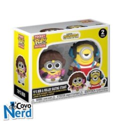 Funko POP! Keychain: Minions - 70's Bob & Roller Skating Stuart 2-Pack