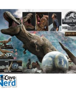 T-Rex & Carnotaurus Figure Jurassic World: Fallen Kingdom Deluxe Version - Statua 1/15 90 cm - Prime1Studio