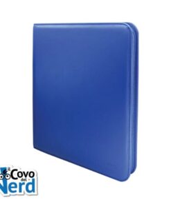 Vivid Zippered 12-Pocket PRO-BINDER - Blue