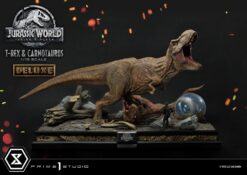 Alternative view of T-Rex & Carnotaurus Figure Jurassic World: Fallen Kingdom Deluxe Version - Statua 1/15 90 cm - Prime1Studio