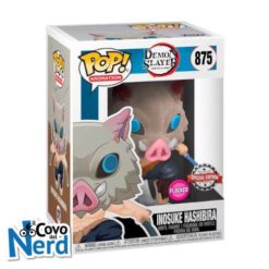 Funko POP! Animation: Demon Slayer - Inosuke Hashibira (Flocked) Special Edition 875