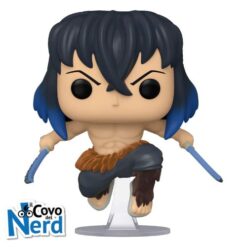 Alternative view of Funko POP! Animation: Demon Slayer - Inosuke Hashibira (Flocked) Special Edition Chase Exclusive 875