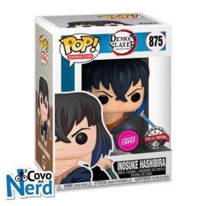Funko POP! Animation: Demon Slayer - Inosuke Hashibira (Flocked) Special Edition Chase Exclusive 875