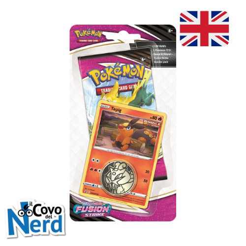 Fusion Strike Tepig Checklane Blister - Pokémon TCG - ENG