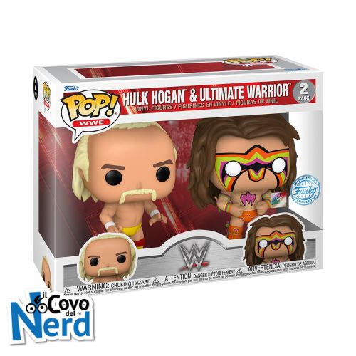 Funko POP! WWE: Hulk Hogan and Ultimate Warrior 2-Pack Special Edition