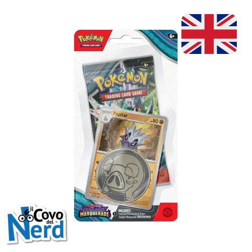 Twilight Masquerade Pupitar Checklane Blister - Pokémon TCG - ENG