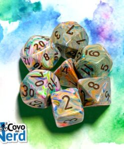 Set 7 Dadi Festive Vibrant/brown - Chessex 27441