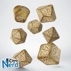 Dwarven Dice Set: Gold - Q-Workshop