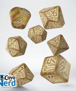 Dwarven Dice Set: Gold - Q-Workshop