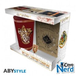 Harry Potter Gift Set Bicchiere XXL + Spilla + Quaderno Gryffindor ABYPCK250