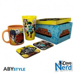My Hero Academia Gift Set Bicchiere XXL + Tazza + 2 Sottobicchieri GFB0102