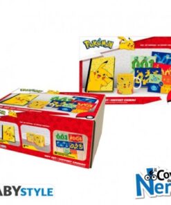 Pokémon Gift Set Quaderno Pikachu + Tazza 320ml + Spilla + Cartoline ABYPCK286