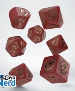 Dragons Modern Dice Set: Ruby - Q-Workshop