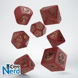 Dragons Modern Dice Set: Ruby - Q-Workshop