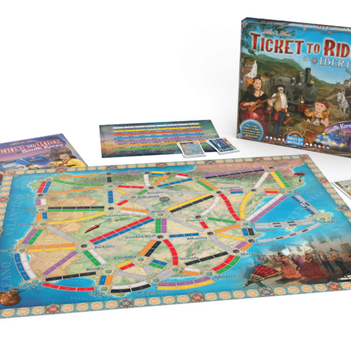 Alternative view of Ticket to Ride Iberia + South Korea