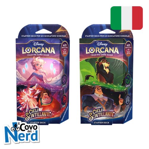 Starter Decks Cieli Scintillanti Bundle di 2 Mazzi - ITA - Lorcana TCG Disney