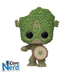 Alternative view of Funko POP! Marvel: We Are Groot - Groot as Captain America 1392