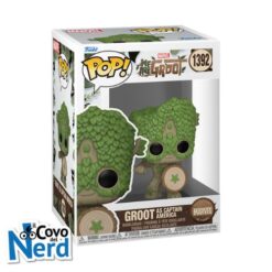 Funko POP! Marvel: We Are Groot - Groot as Captain America 1392