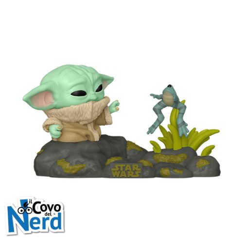 Alternative view of Funko POP! Star Wars Deluxe: Mandalorian - Grogu w/Frog 721