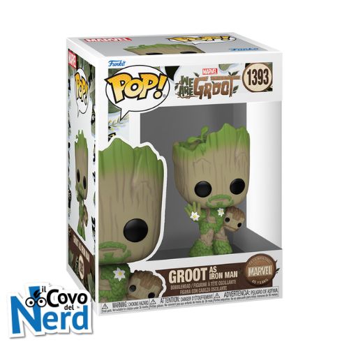 Funko POP! Marvel: We Are Groot - Groot as Iron Man 1393
