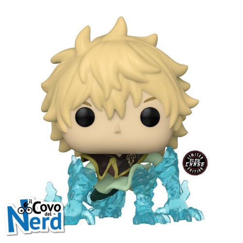 Alternative view of Funko POP! Animation: Black Clover - Luck Voltia Special Edition Glows in the Dark Chase Exclusive 1102