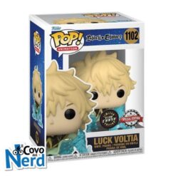 Funko POP! Animation: Black Clover - Luck Voltia Special Edition Glows in the Dark Chase Exclusive 1102