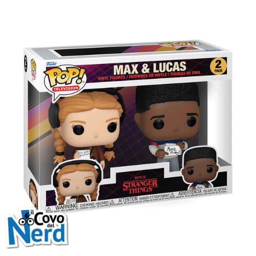 Funko POP! Television: Stranger Things - Max & Lucas 2-Pack
