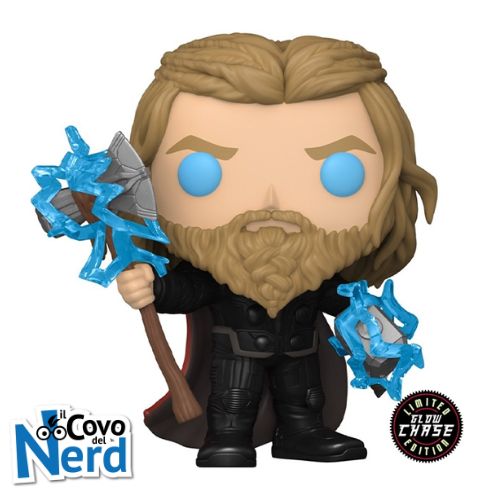 Alternative view of Funko POP! Marvel: Avengers Endgame - Thor Special Edition Glows in the Dark Chase Exclusive 1117