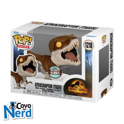 Funko POP! Movies: Jurassic World Dominion – Atrociraptor (Tiger) Specialty Series Exclusive 1218